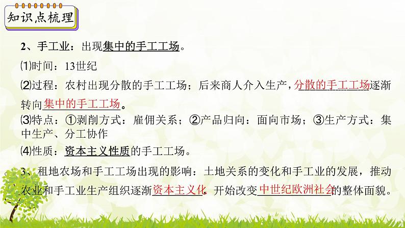 新课堂探索课件  部编版历史9年级上册 第13课 西欧经济和社会的发展06