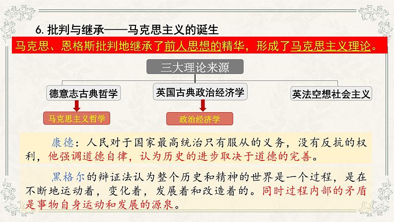 2024九上历史人教版第21课  马克思主义的诞生和国际共产主义运动的兴起课件第8页