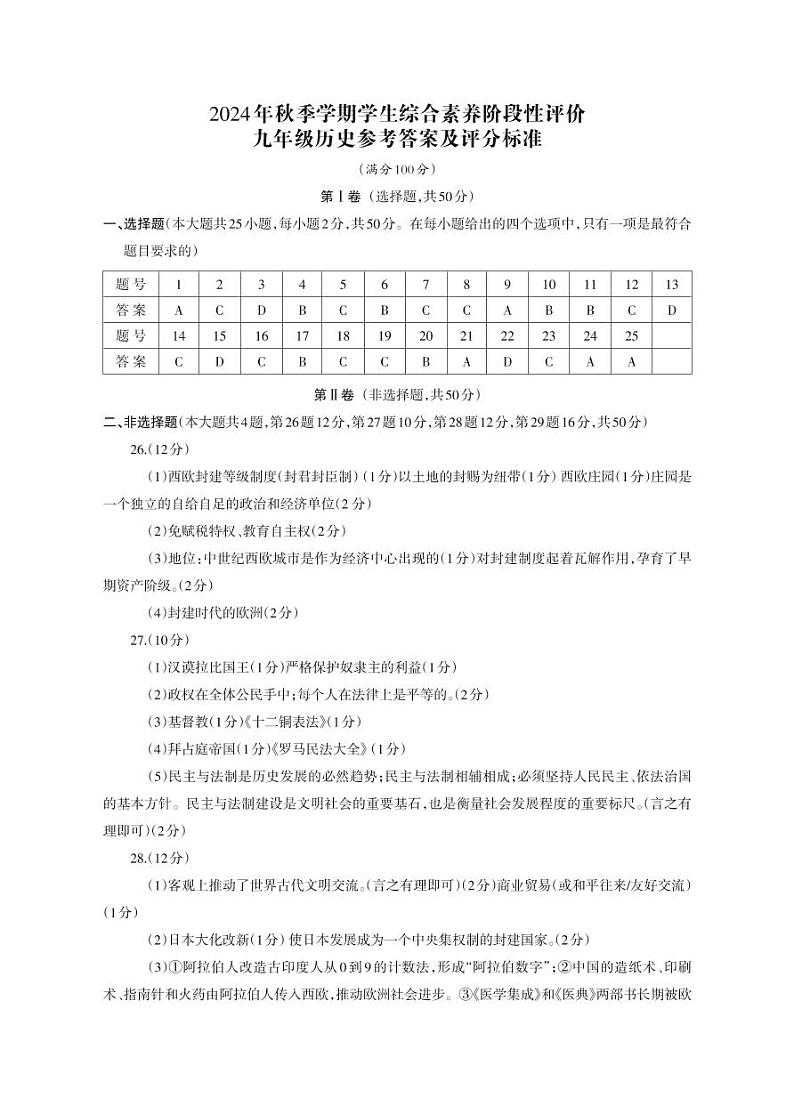 九年级历史参考答案_Print第1页