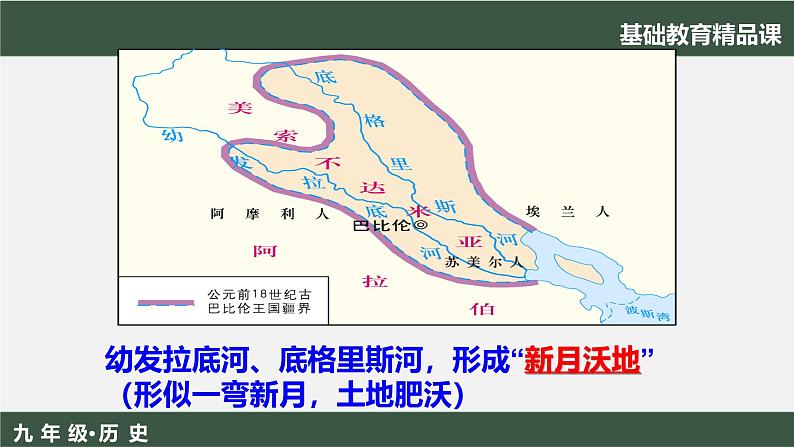 部编版历史九年级上册第一单元第2课 古代两河流域【课件】第8页