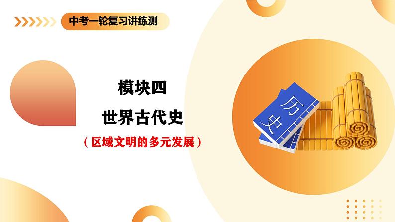 2025年中考历史一轮复习讲练测（课件）专题18 古代亚非欧文明（含答案）第1页