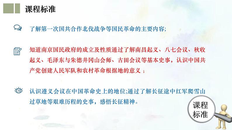 （部编版）中考历史一轮复习考点练习课件专题12 从国共合作到国共对峙（含答案）第3页