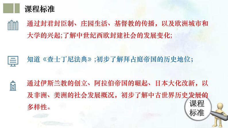 （部编版）中考历史一轮复习考点练习课件专题23 封建时代的欧洲和亚洲国家（含答案）第3页