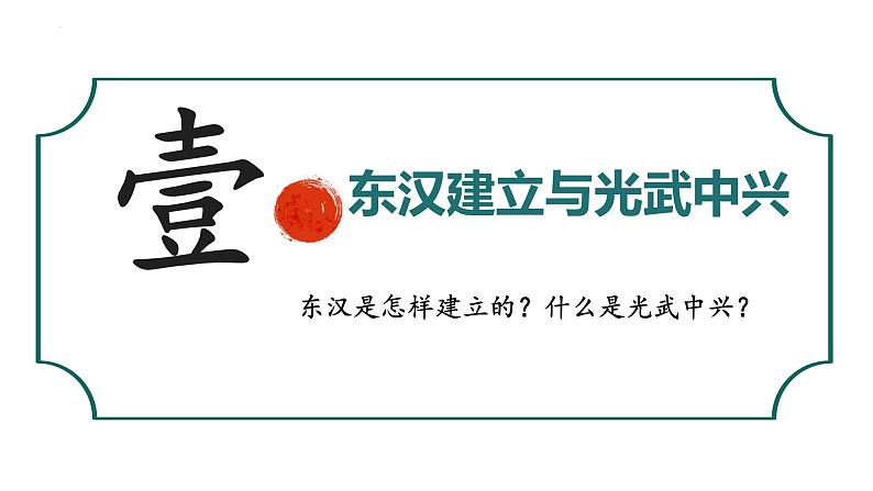 初中  历史  人教版（2024）  七年级上册（2024） 第13课 东汉的兴衰 课件02