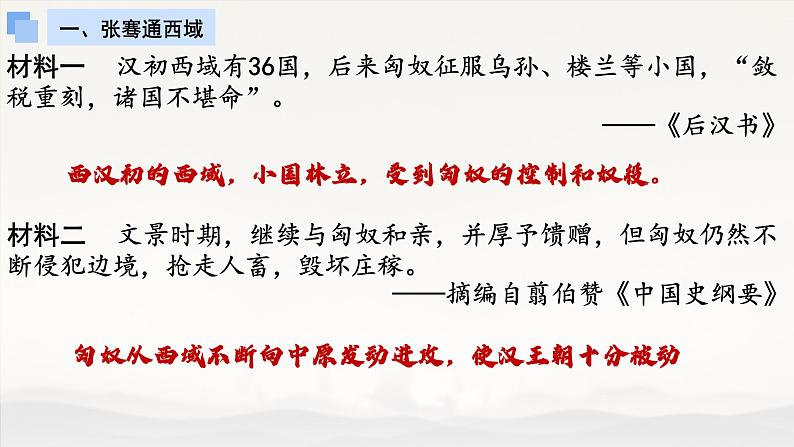 初中  历史  人教版（2024）  七年级上册（2024） 第14课 沟通中外文明的丝绸之路 课件04