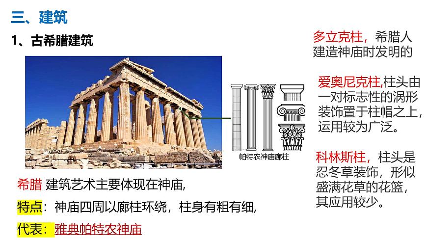 部编版历史九年级上册第二单元第六课_希腊罗马古典文化【课件】第8页
