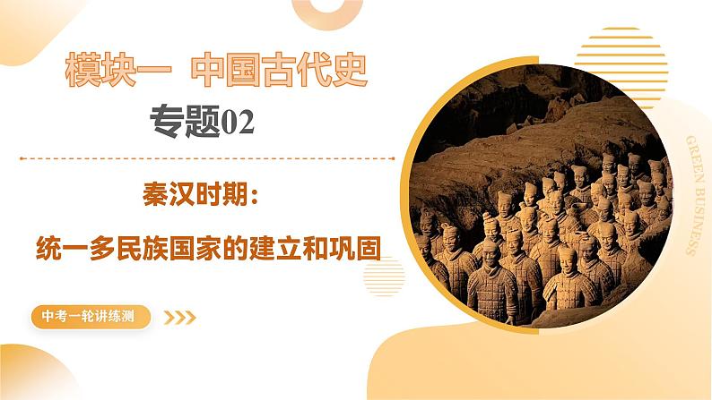 专题02 秦汉时期：统一多民族国家的建立和巩固（课件）-2025年中考历史一轮复习（湖南专用）第1页