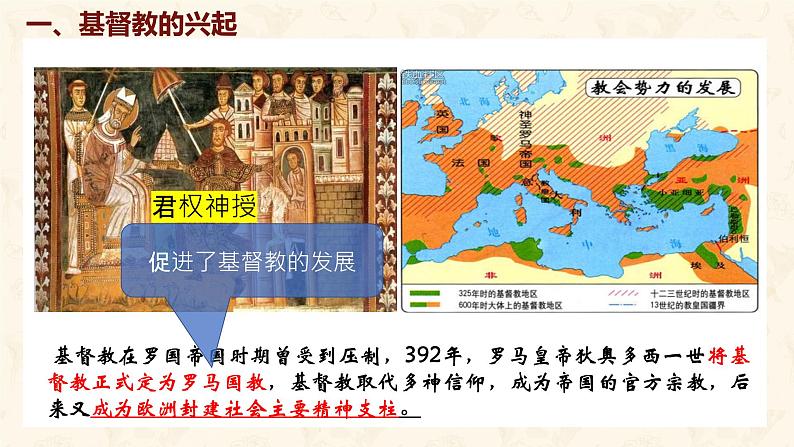 部编版历史九年级上册第三单元第 7课_基督教的兴起和法兰克王国【课件】第7页