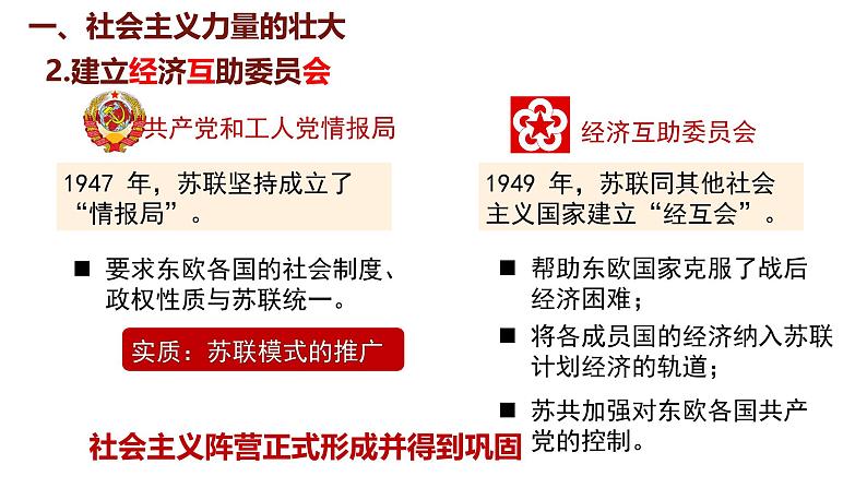 5.18 社会主义的发展与挫折  课件 2024-2025学年统编版九年级历史下册05