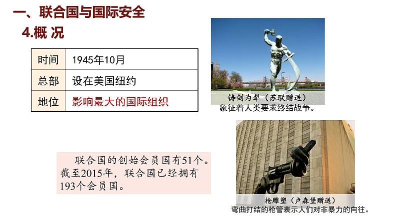 6.20 联合国与世界贸易组织  课件 2024-2025学年统编版九年级历史下册第6页