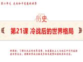 6.21 冷战后的世界格局  课件 2024-2025学年统编版九年级历史下册