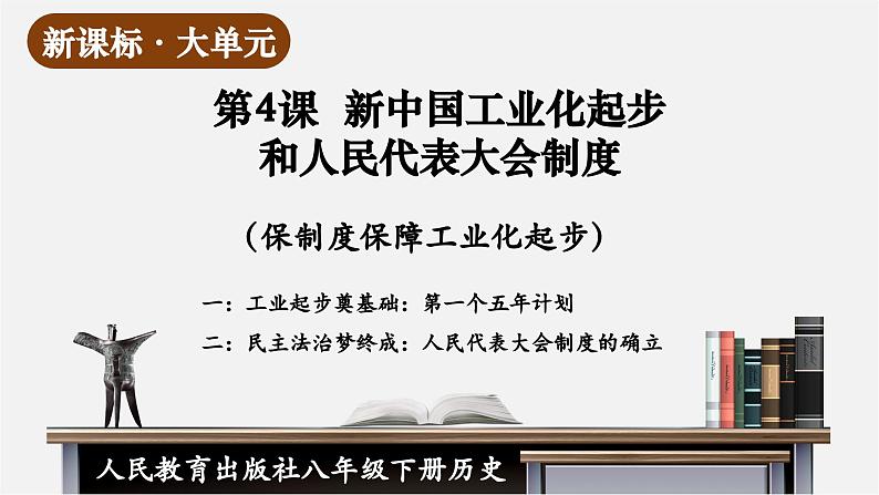 第4课  新中国工业化起步和人民代表大会制度的确立【大单元教学课件】第1页