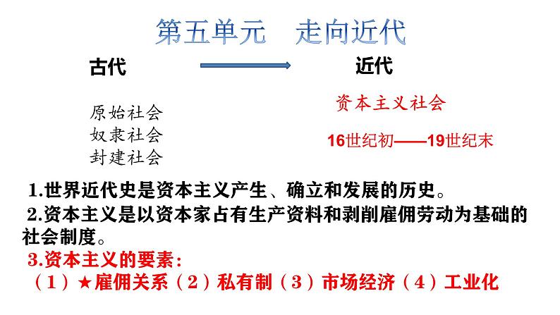 部编版历史九年级上册第五单元 第十三课西欧经济和社会的发展【课件】第1页