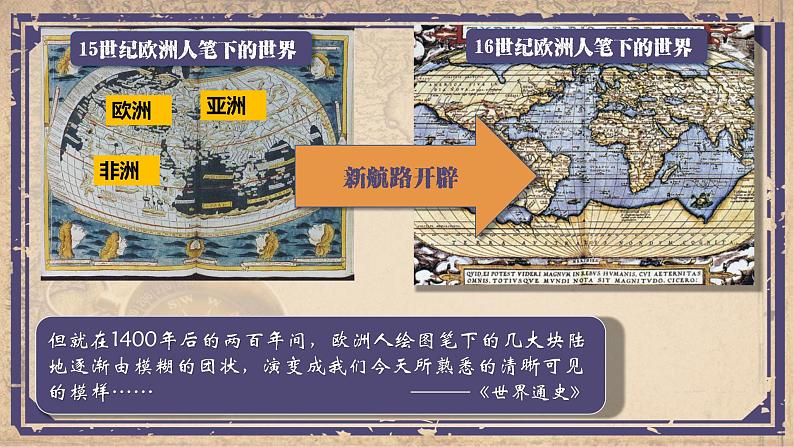 部编版历史九年级上册第五单元 第十五课探寻新航路【课件】第2页