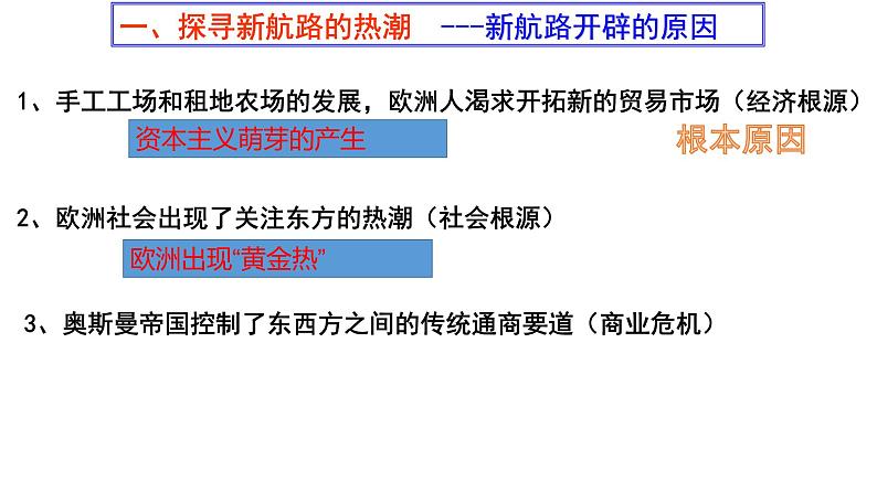 部编版历史九年级上册第五单元 第十五课探寻新航路【课件】第6页