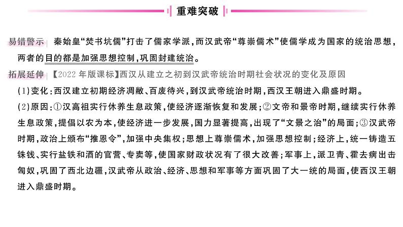 初中历史新人教版七年级上册第三单元第十二课 大一统王朝的巩固作业课件2024秋第4页