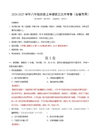 八年级历史第三次月考卷（安徽专用，八上1~17课）2024+2025学年初中上学期第三次月考.zip