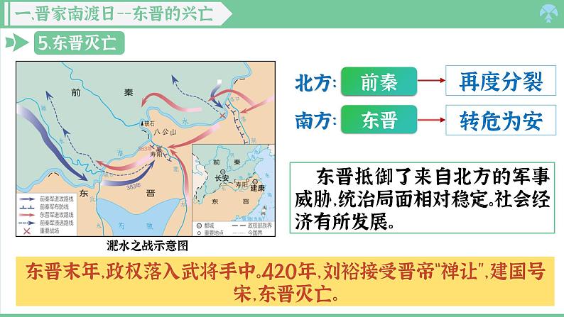 「2024新教材课件」部编版七年级上册历史 第18课  东晋南朝政治和江南地区的开发08