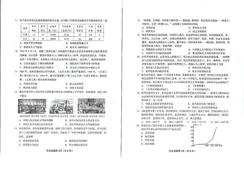 山东省青岛市崂山区2024-2025学年八年级上学期11月期中历史试题第2页