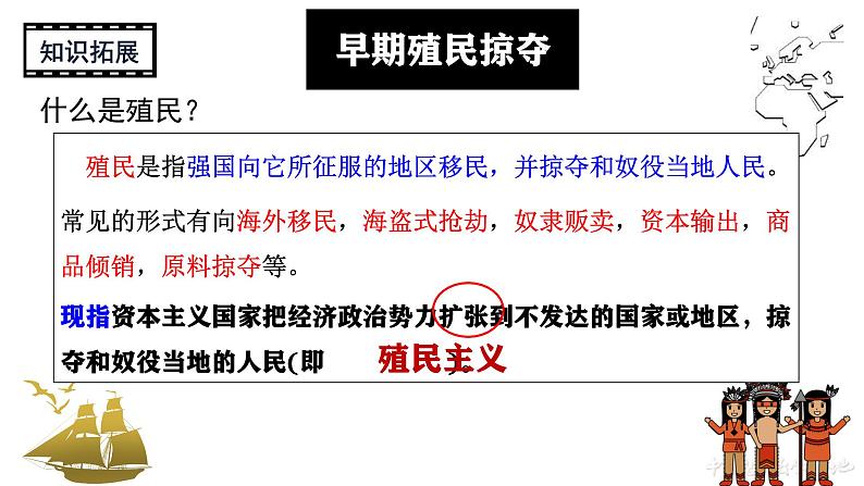 部编版历史九年级上册第五单元第十六课早期殖民掠夺【课件】第3页