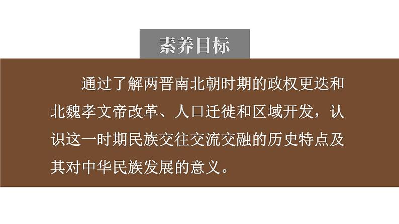 初中历史新人教版七年级上册第19课 北朝政治和北方民族大交融教学课件（2024秋）第2页