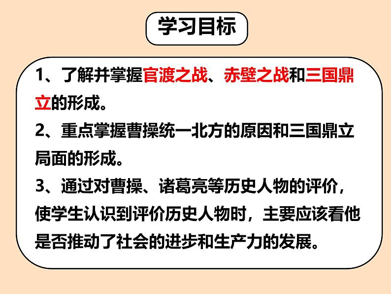 初中  历史  人教版（2024）  七年级上册第16课 三国鼎立 课件第3页