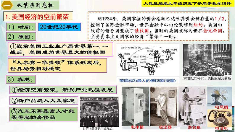 第13课 罗斯福新政（同步课件）-2024-2025学年九年级历史下册同步教学课件（统编版）第4页