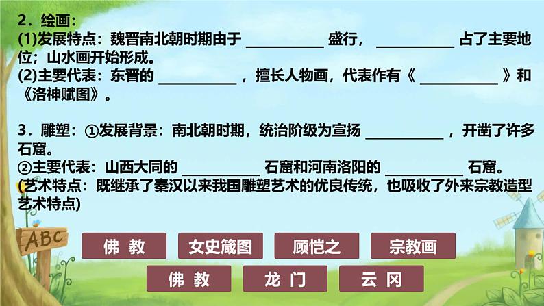 初中  历史  人教版（2024）  七年级上册第20课 三国两晋南北朝时期的科技与文化 课件第8页