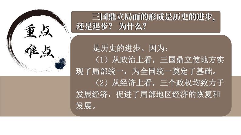 初中历史新人教版七年级上册第四单元 三国两晋两北朝时期：孕育统一和民族交融综合复习课件（2024秋）第8页