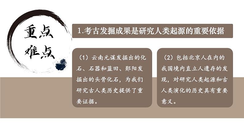 初中历史新人教版七年级上册第一单元 史前时期：原始社会与中华文明的起源综合复习课件（2024秋）第8页