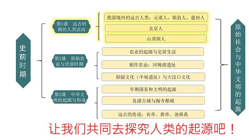 初中  历史  人教版（2024）  七年级上册第1课 远古时期的人类活动 课件第2页