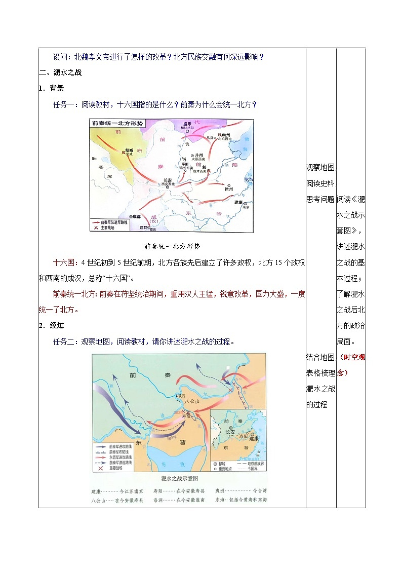第19课 北朝政治和北方民族大交融（教学设计）-（统编版2024）第2页