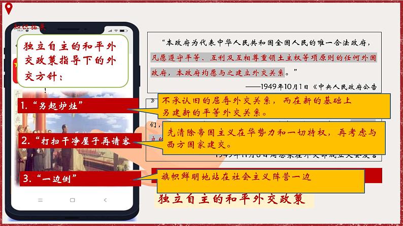 5.16 独立自主的和平外交 课件 2024-2025学年统编版八年级历史下册第6页