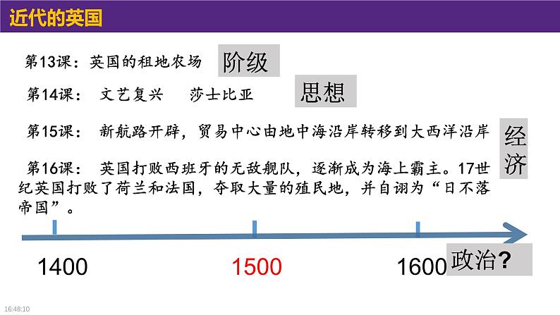 部编版历史九年级上册第六单元 第十七课君主立宪制的英国【课件】第2页