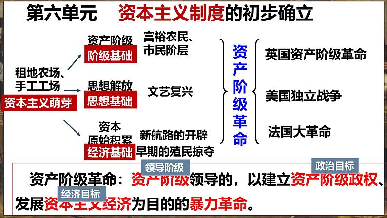 部编版历史九年级上册第六单元 第十七课君主立宪制的英国【课件】第1页