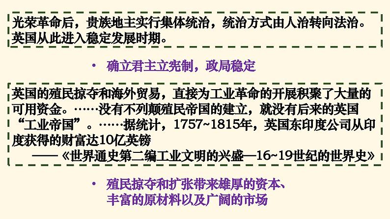 部编版历史九年级上册第七单元 第二十课第一次工业革命【课件】第6页