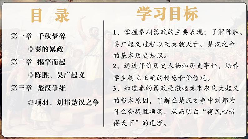 部编 2024版历史七年级上册第10课秦末农民大起义【课件】第4页