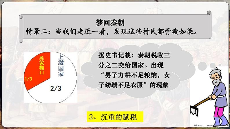 部编 2024版历史七年级上册第10课秦末农民大起义【课件】第7页