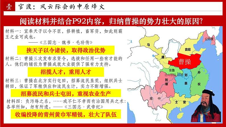 部编 2024版历史七年级上册第16课三国鼎立【课件】第3页