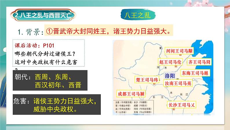 部编 2024版历史七年级上册第17课西晋的短暂统一和北方各族的内迁【课件】第7页