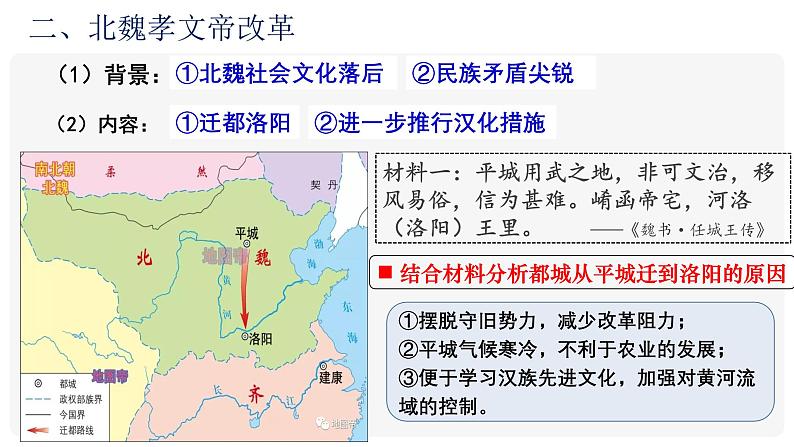 部编 2024版历史七年级上册第19课北朝政治和北方民族大交融【课件】第6页