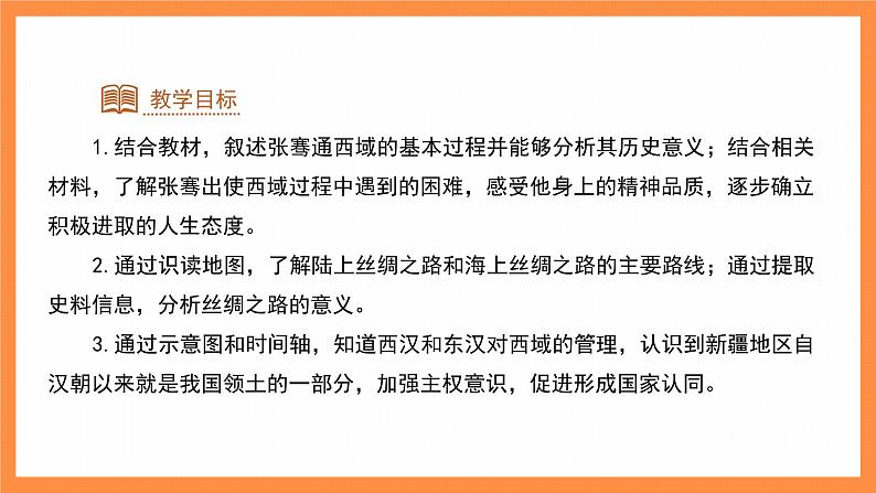 七年级上册历史人教版（2024）14 丝绸之路的开通与经营西域 课件第2页