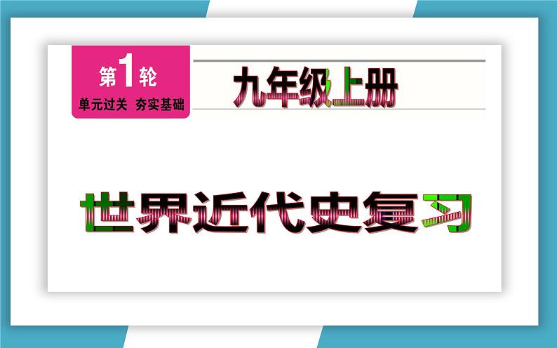 中考历史一轮复习第五单元《走向近代》复习课件第1页