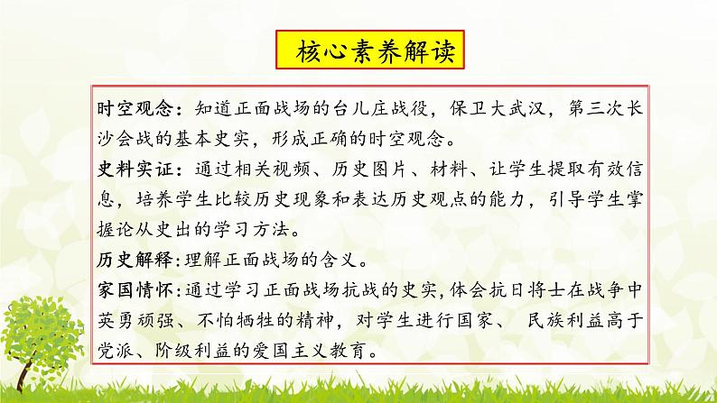 新课堂探索课件  部编版历史8年级上册 第20课 正面战场的抗战第2页