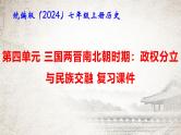 统编版（2024）七年级上册历史第四单元：三国两晋南北朝时期 复习课件