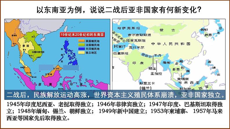 部编人教版初中历史 第19课 亚非拉国家的新发展 课件第3页