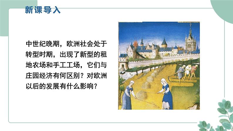 部编版历史九年级上册 13.西欧经济和社会的发展课件第2页