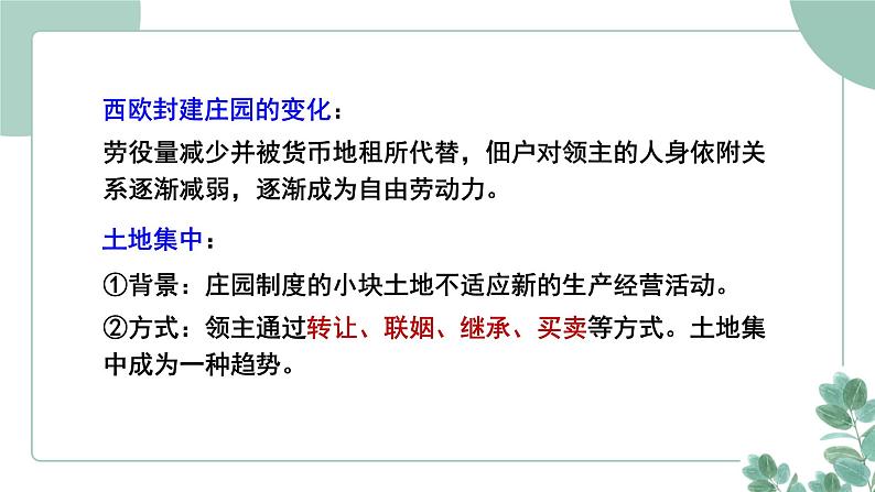 部编版历史九年级上册 13.西欧经济和社会的发展课件第4页