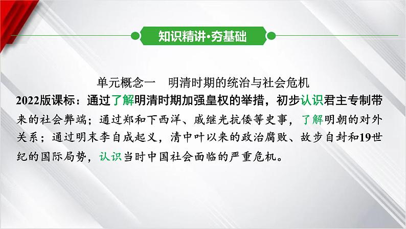 中考历史一轮复习：第七单元 明清时期（至鸦片战争前）：统一多民族封建国家的巩固与发展课件第8页