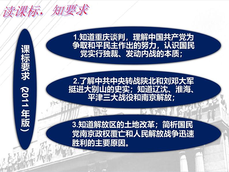 山东省济宁市2025年中考历史复习专题人民解放战争的胜利课件第3页